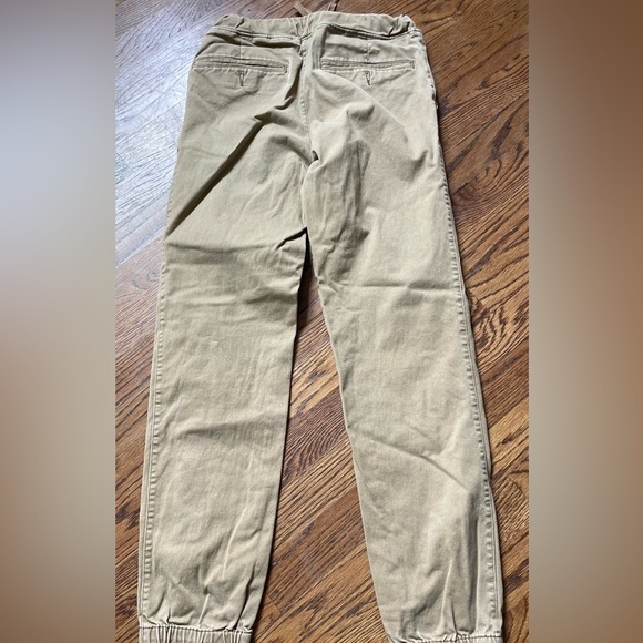 Mens Casual Goodfellow Drawstring Chino Pants  Lot Of 2 Grey/Khaki Tan Pants XS - Picture 4 of 7